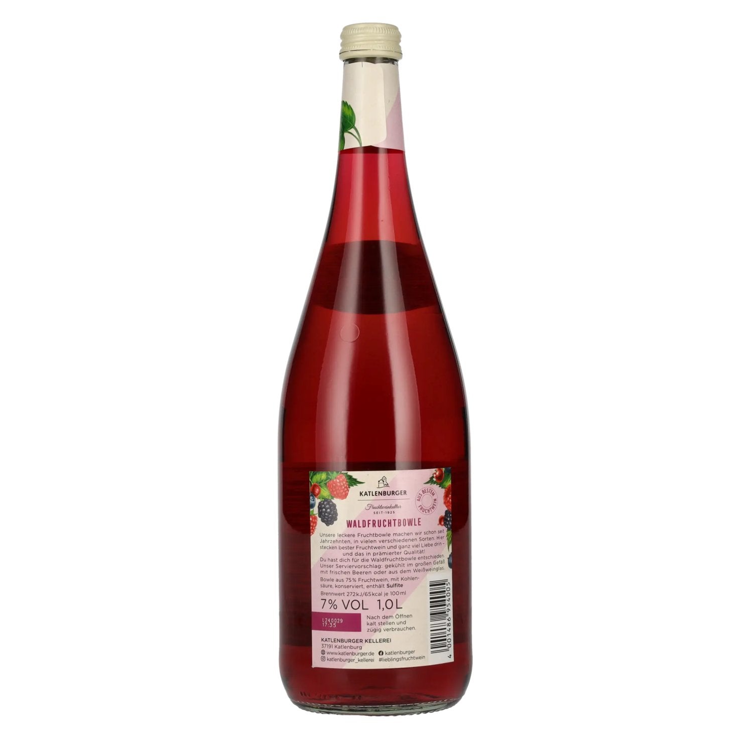 Katlenburger Fruchtbowle Waldfrucht 7% Vol. 1l