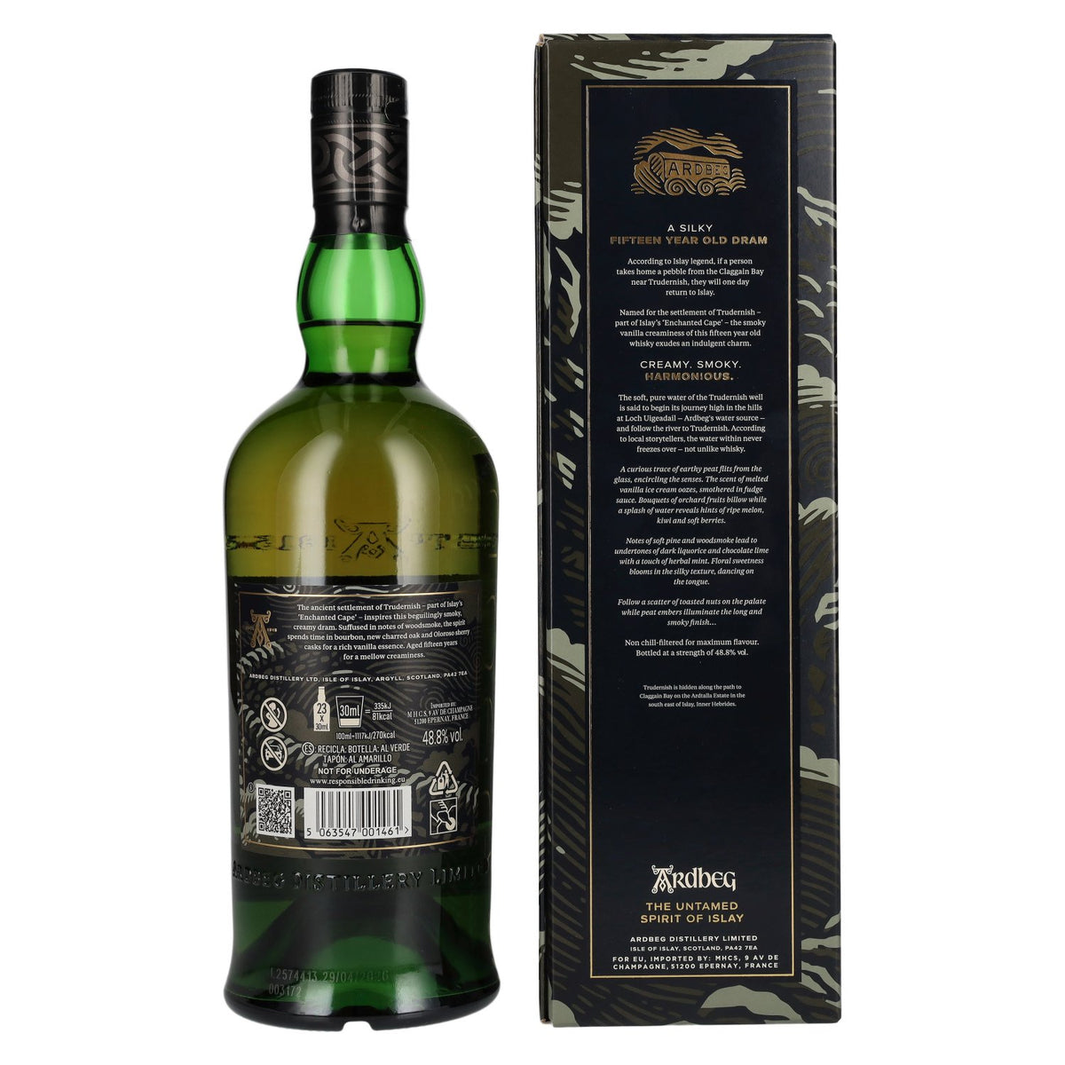 Ardbeg 15 Years Old The Ultimate Trudernish Islay Single Malt 48.8% ABV 0.7l in a gift box