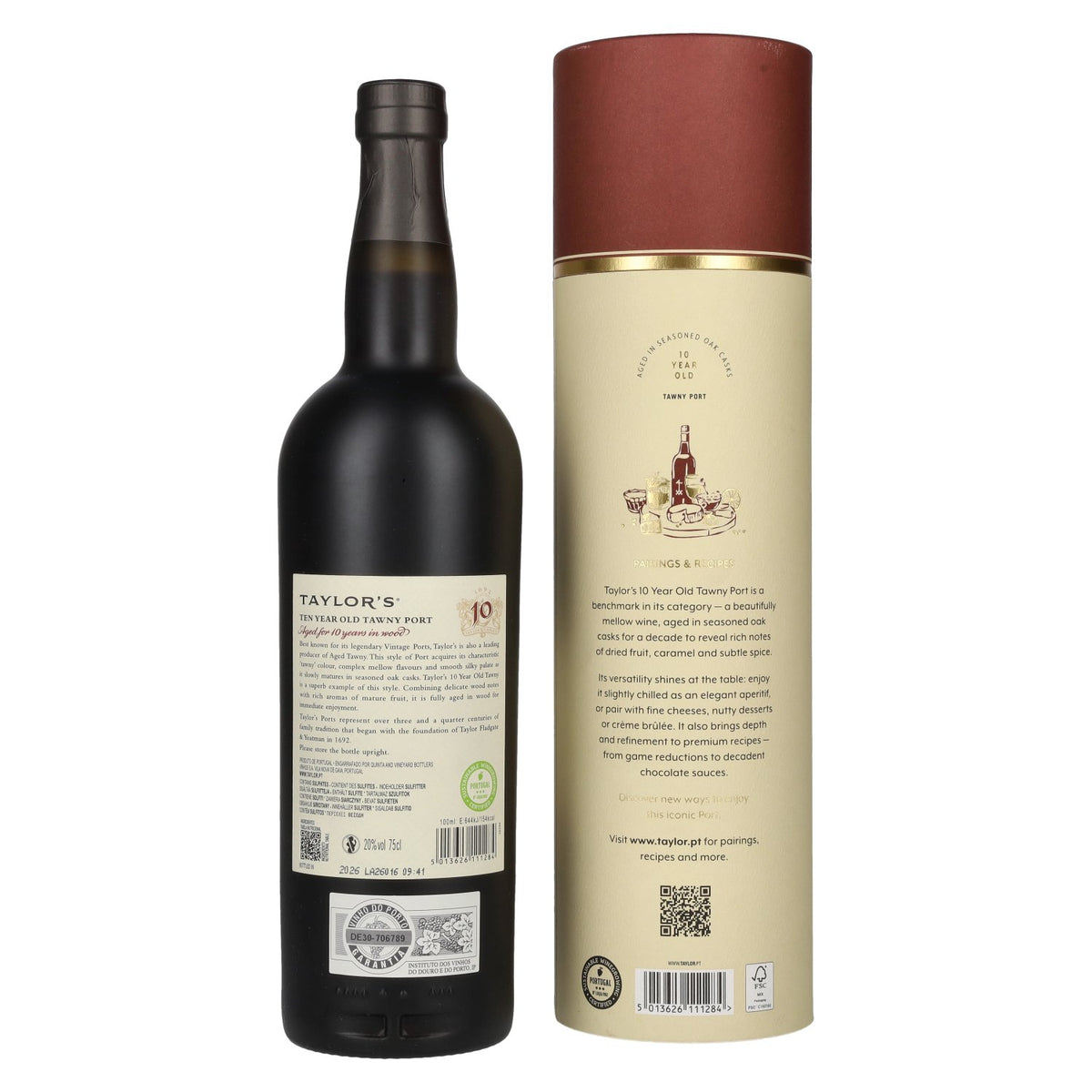 Taylor's 10 Years Old Tawny Port 20% Vol. 0.75l in Gift Box