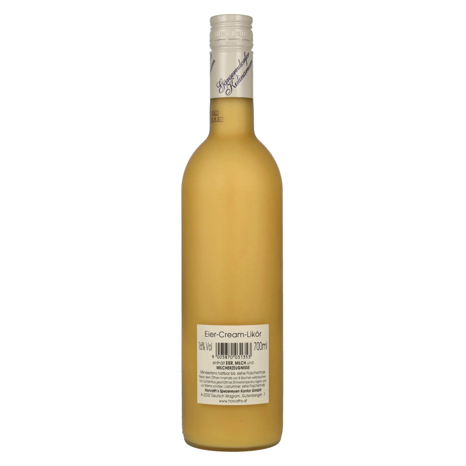 Gänserndorfer Kulinarium Eier-Cream-Likör mit Bourbon-Vanille 16% Vol. 0,7l