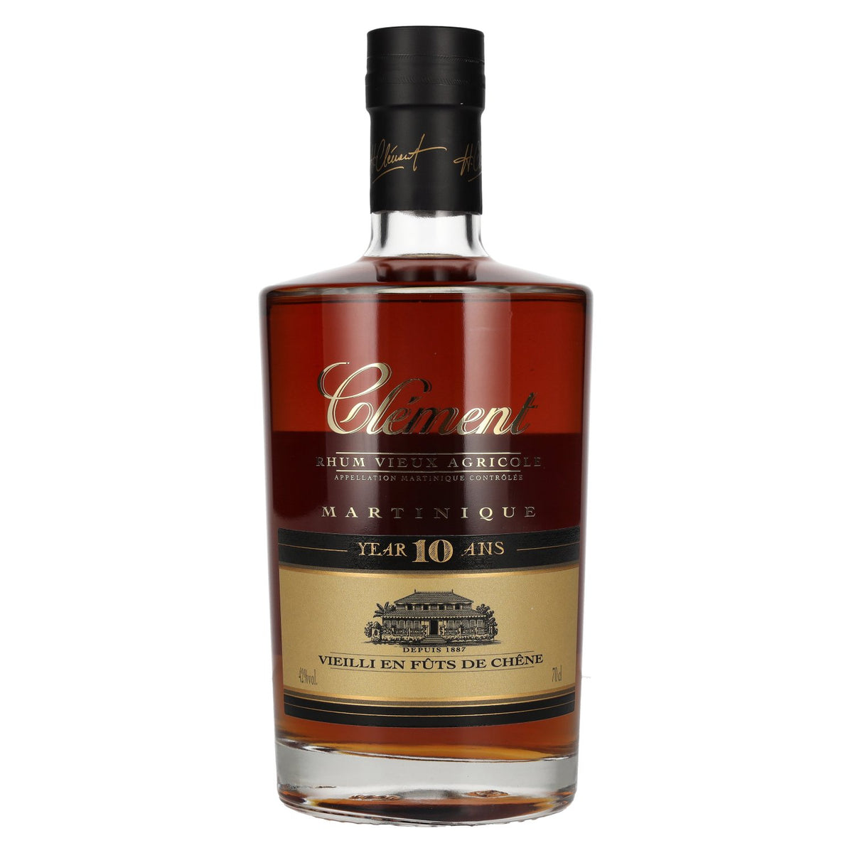 Clément Rhum Vieux Agricole 10 Ans 42% Vol. 0,7l