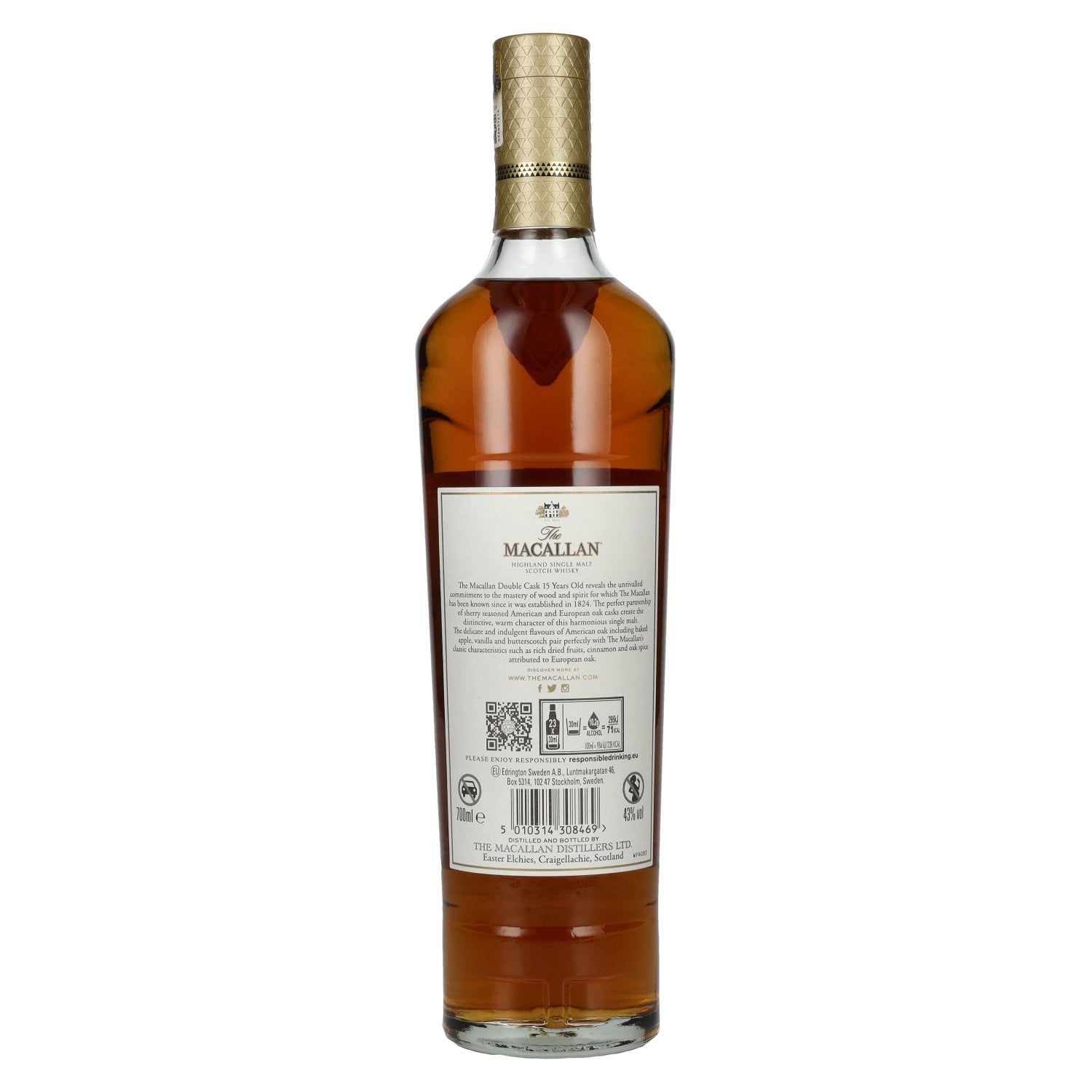 The Macallan 15 Years Old DOUBLE CASK 43% Vol. 0.7l