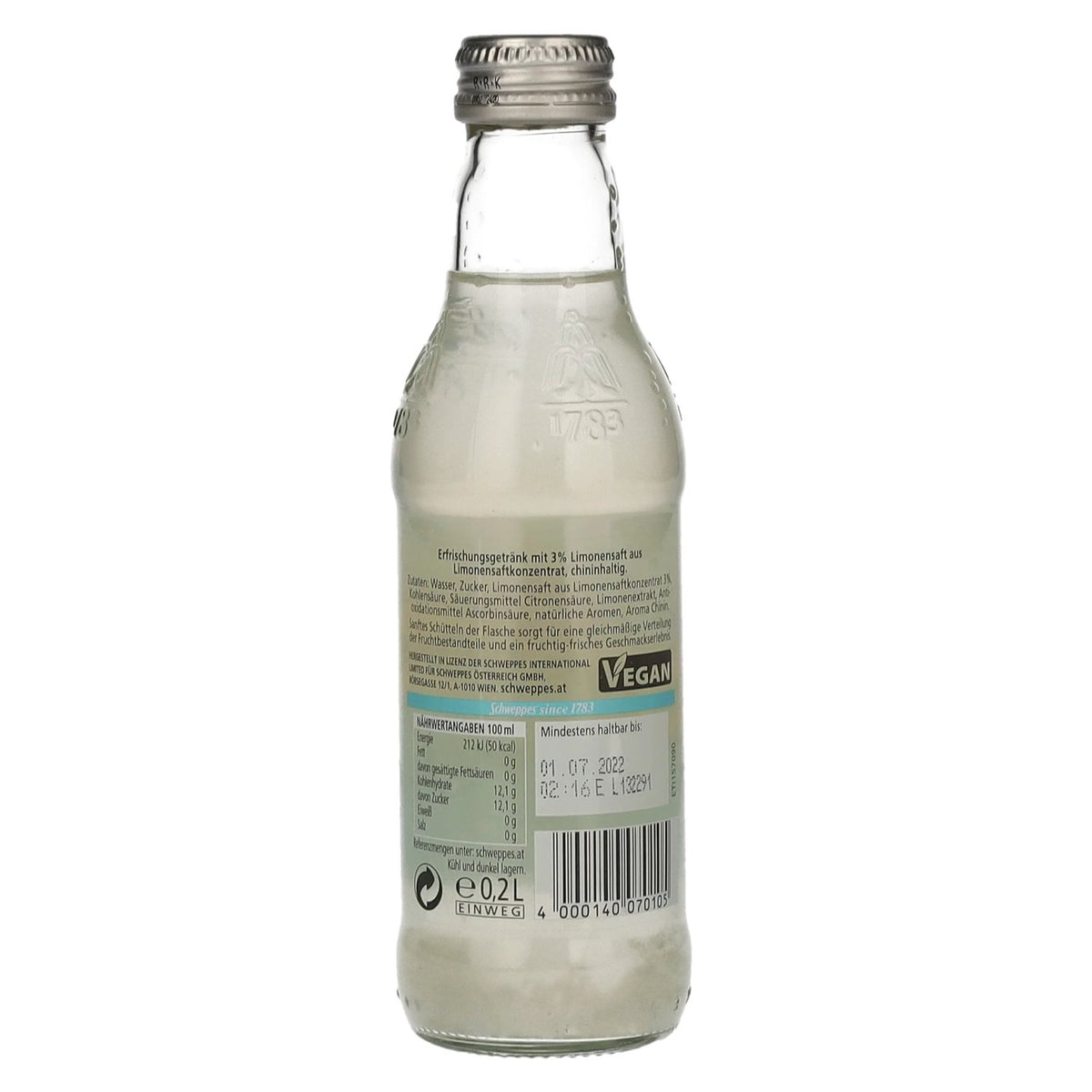 Schweppes Original Bitter Lemon 0.2l