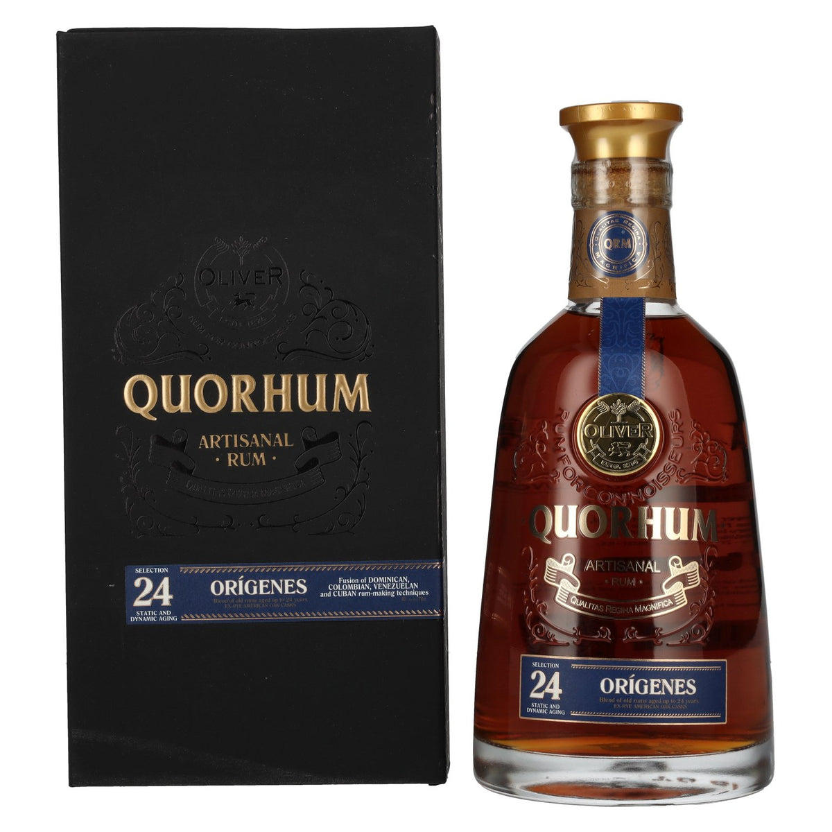 Ron Quorhum 24 Sistema Solera ORÍGENES 40% Vol. 0.7L in gift box