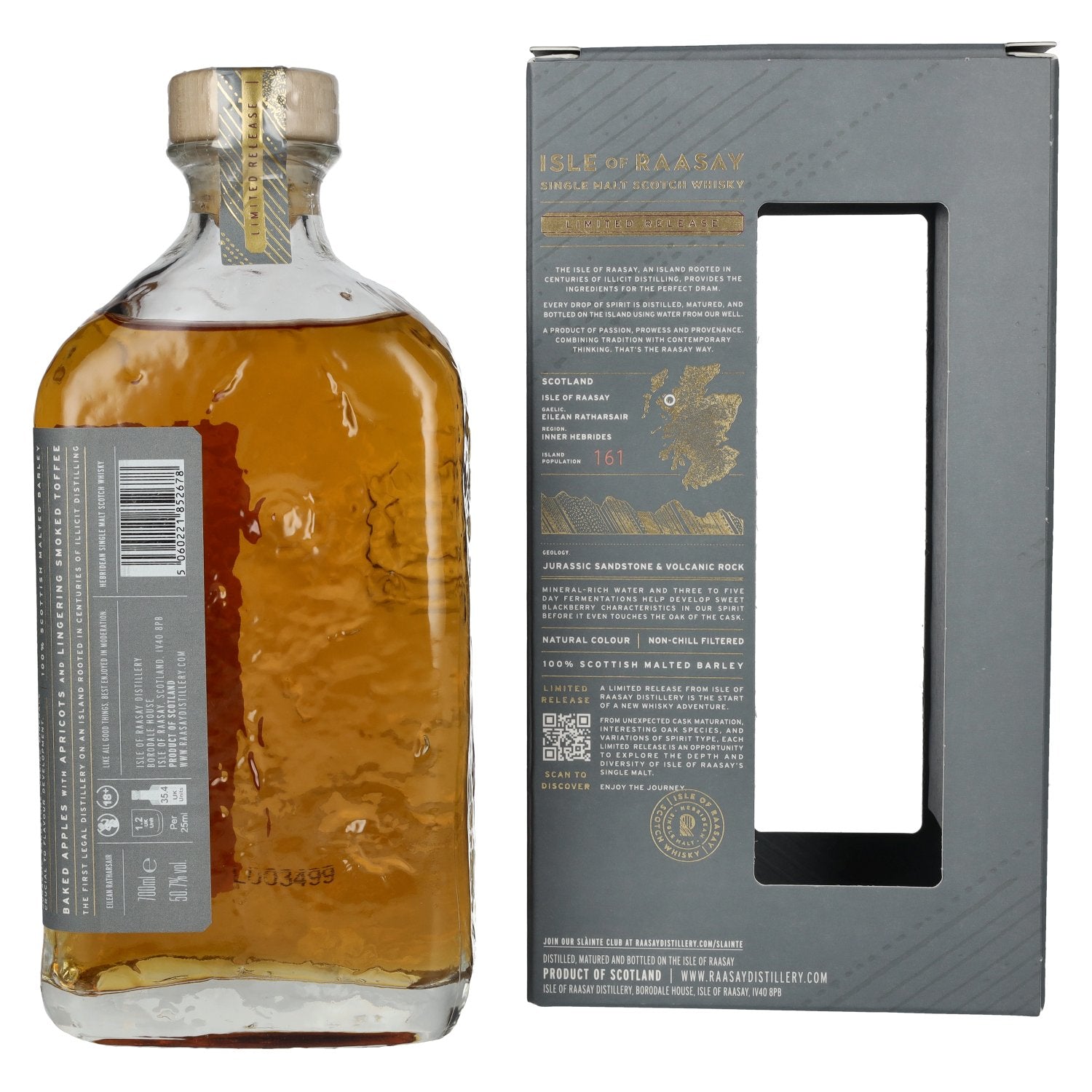 Isle of RAASAY Marsala Cask Single Malt Limited Release 50.7% Vol. 0.7l in Gift Box