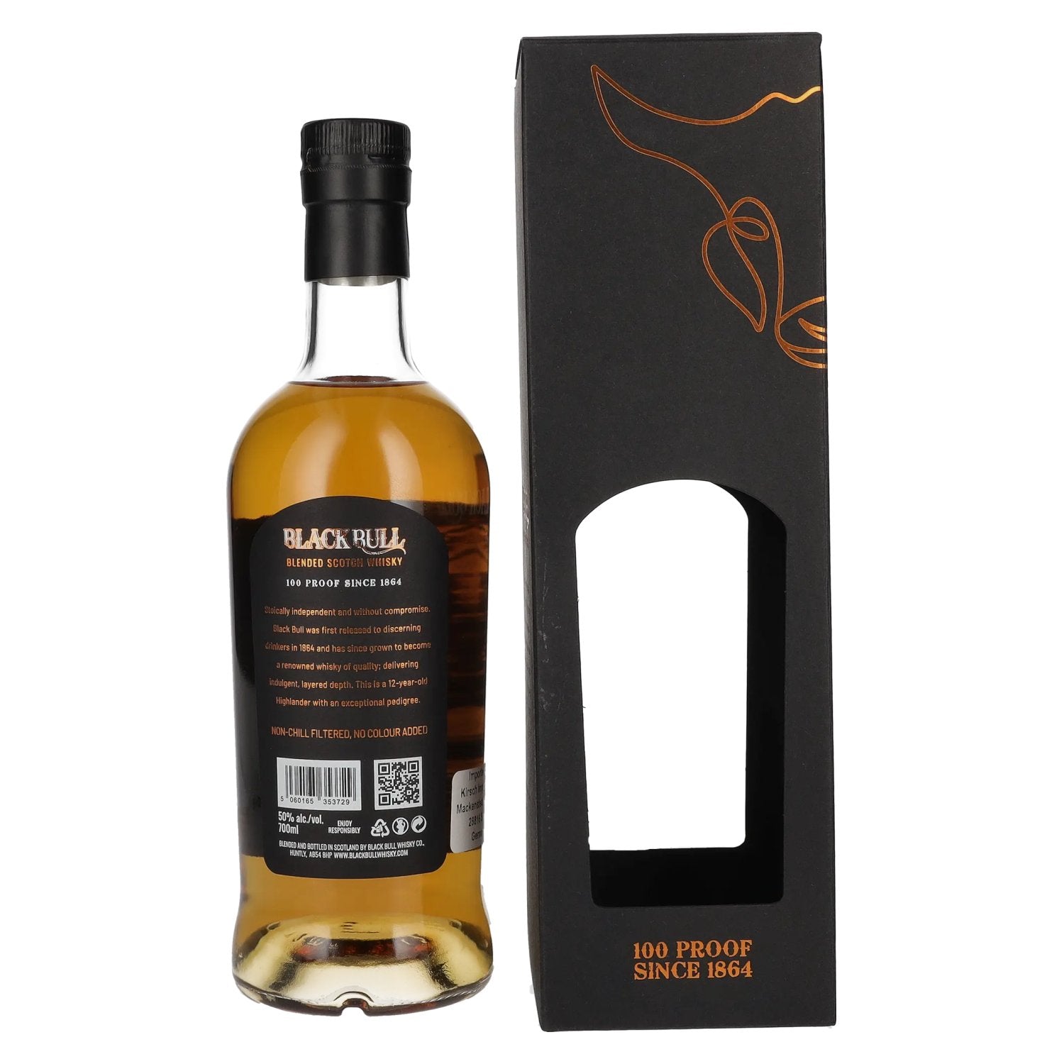 Duncan Taylor Black Bull 12 Years Old Blended Scotch Whisky 50% Vol. 0.7l in Gift Box