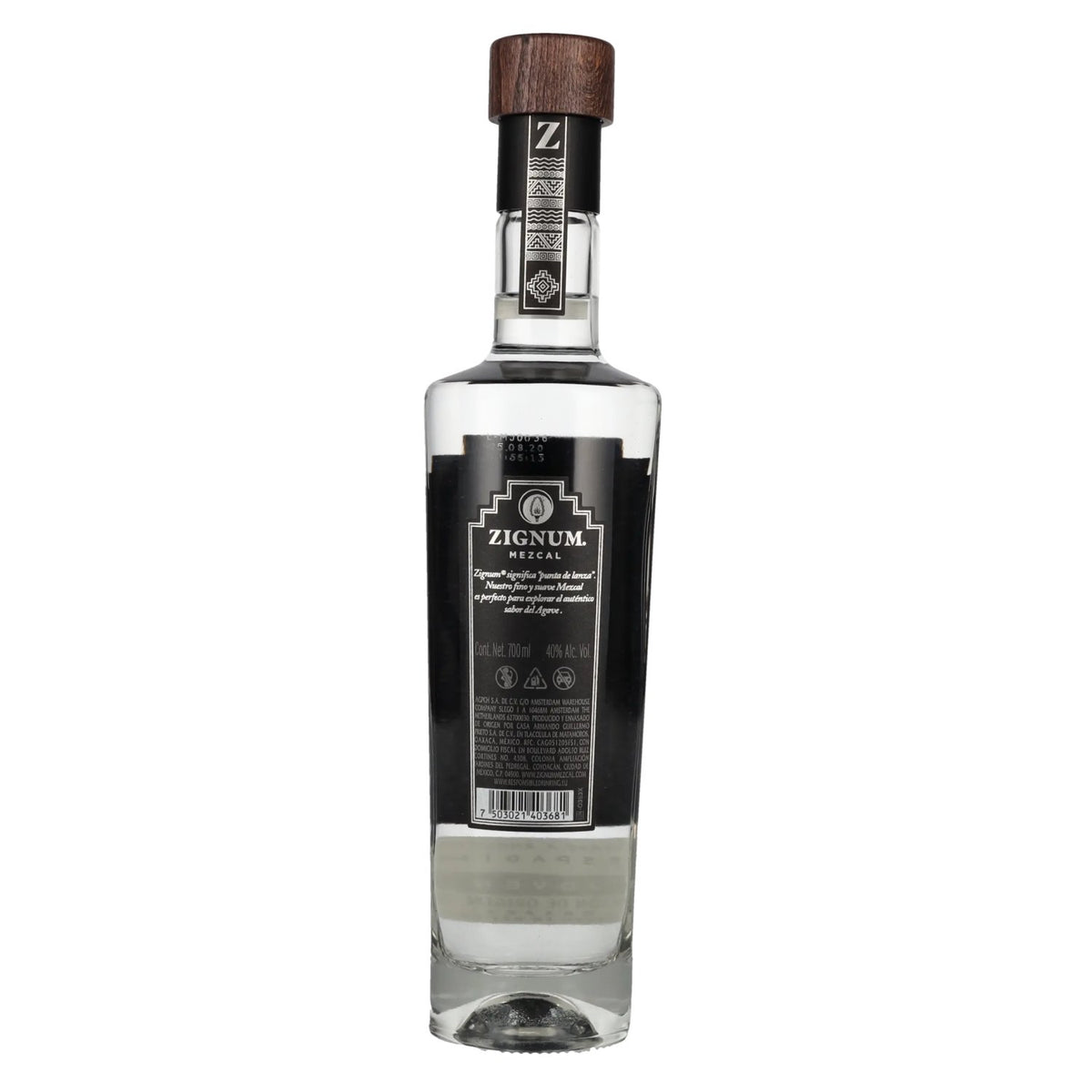 Zignum Mezcal Joven 100% Agave 40% Vol. 0.7l