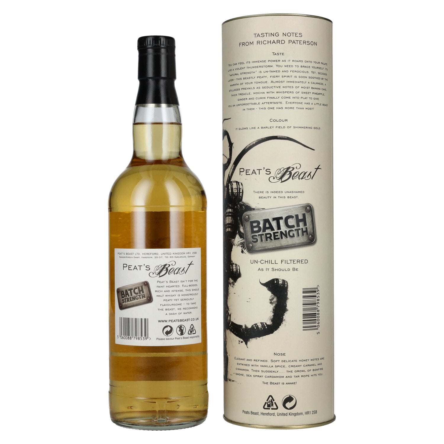 Peat's Beast Batch Strength 52,1% Vol. 0,7l in Geschenkbox