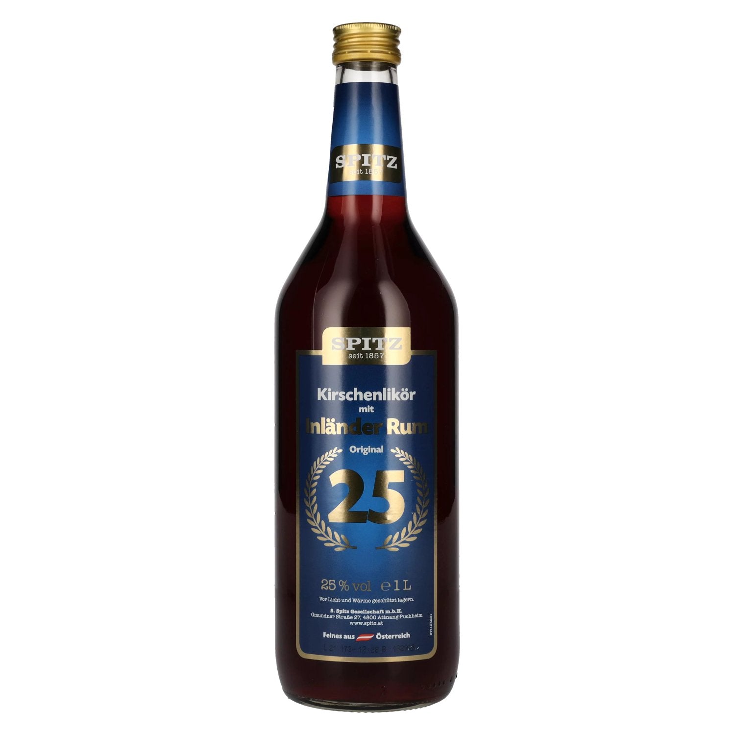 Spitz Cherry Liqueur with Inländer Rum 25% Vol. 1L
