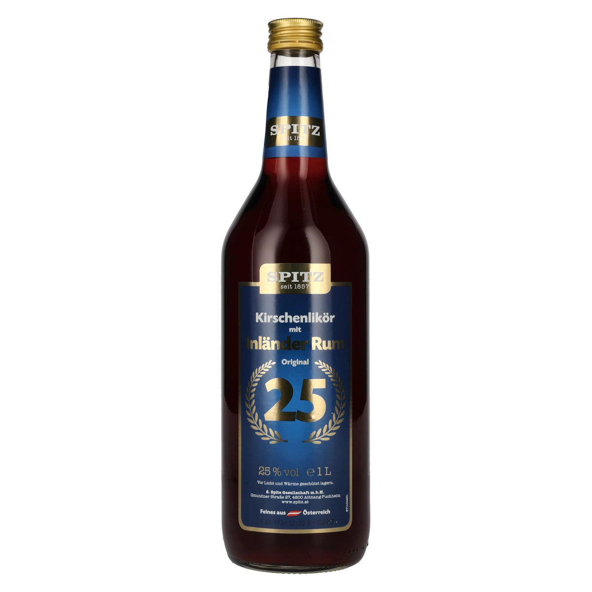 Spitz Cherry Liqueur with Inländer Rum 25% Vol. 1L