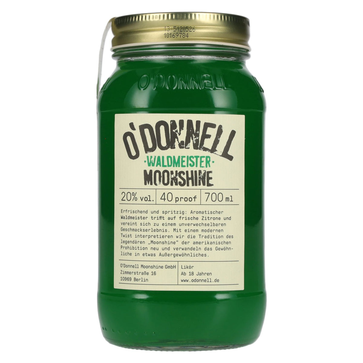 O'Donnell Moonshine Woodruff Liqueur 20% vol. 0.7 l