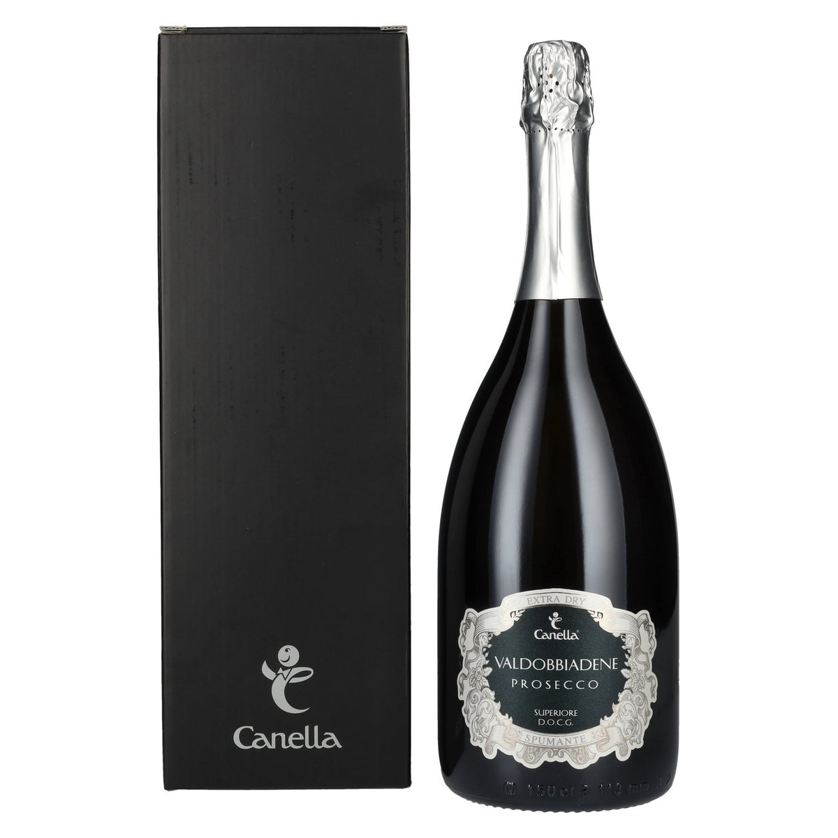 Canella Valdobbiadene Prosecco Superiore Millesimato Extra Dry DOCG 2023 11% Vol. 1.5l in gift box