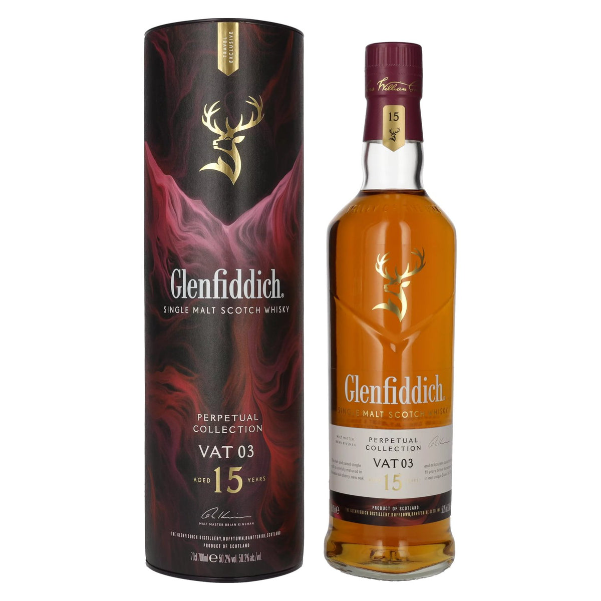 Glenfiddich 15 Years Old Perpetual Collection CASK 03 50.2% Vol. 0.7l in gift box
