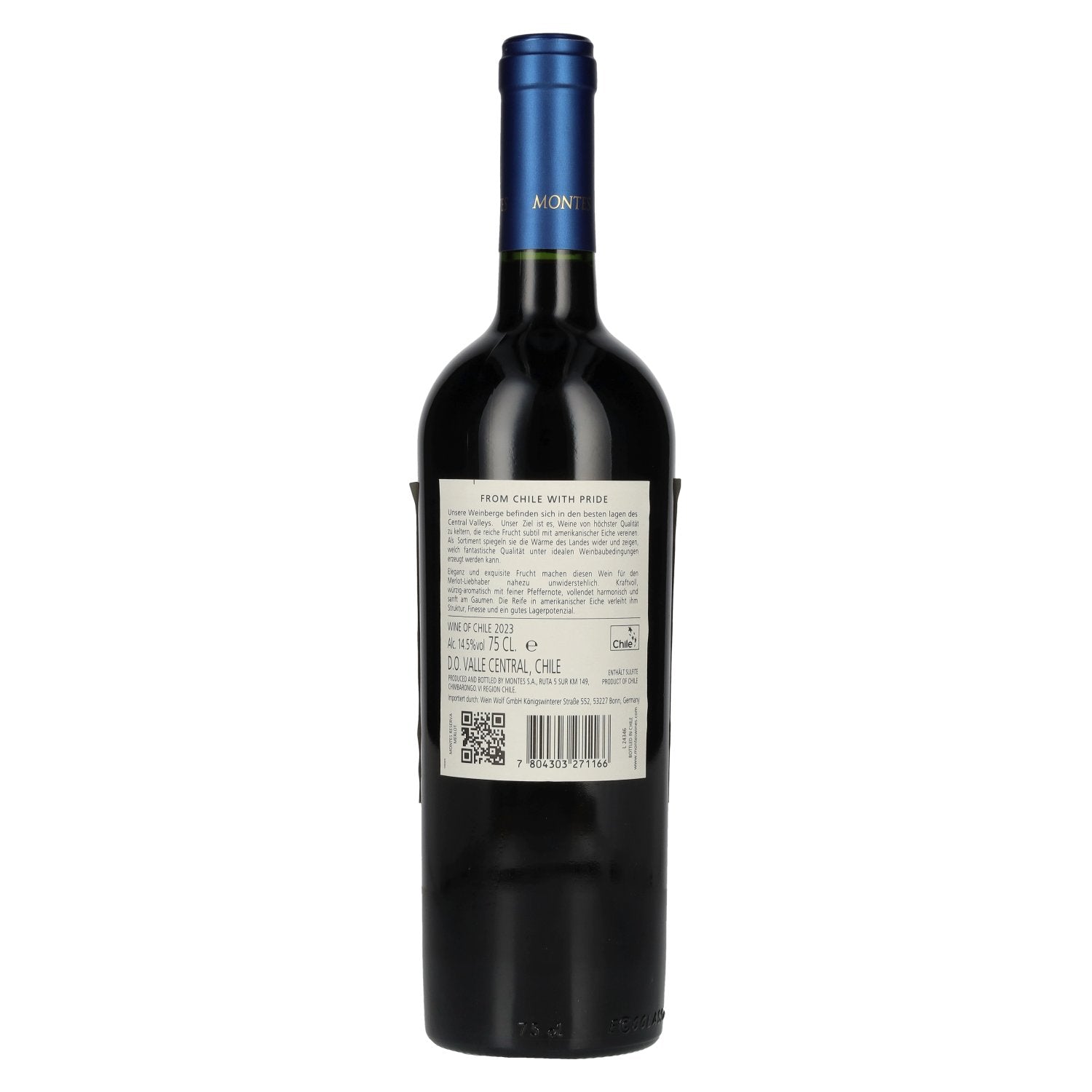 Montes MERLOT Reserva 2023 14,5% Vol. 0,75l