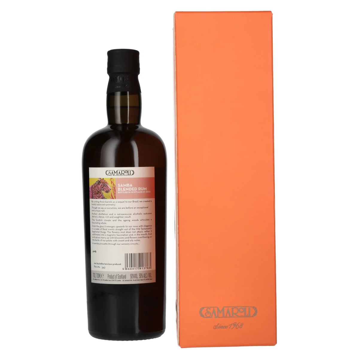 Samaroli Samba Blended Rum 2022 50% Vol. 0.7L in gift box