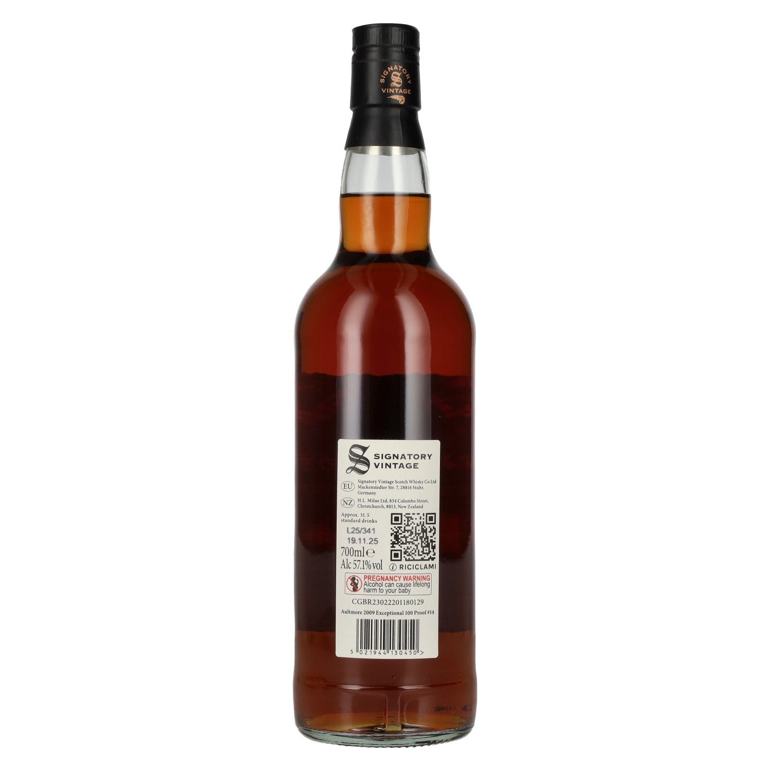 Signatory Vintage 100 Proof Edition AULTMORE 2009 16 Years Old Exceptional Cask #14 57,1% Vol. 0,7l