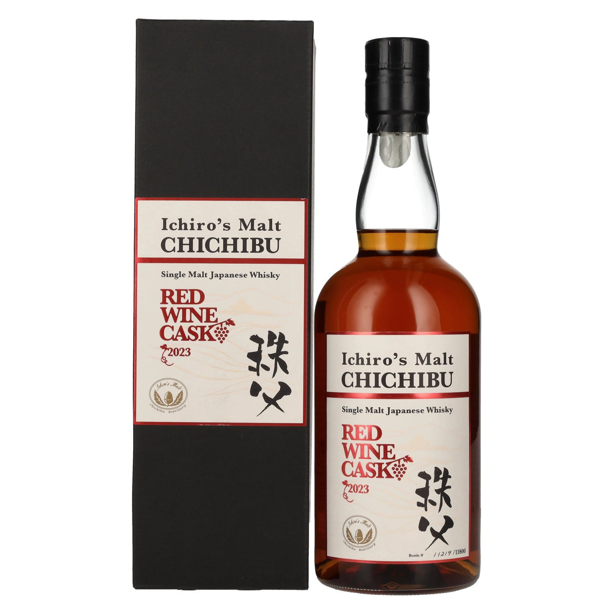 Chichibu Ichiro's Single Malt Red Wine Cask Japanese Whisky 2023 50.5% Vol. 0.7L in Gift Box