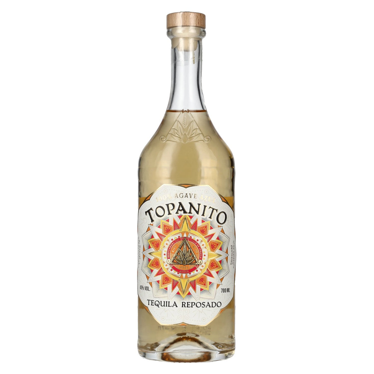 Topanito Reposado Tequila 100% Agave Azul 40% Vol. 0,7l