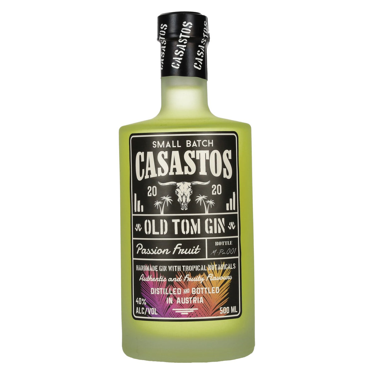 CASASTOS Old Tom Gin Small Batch Passion Fruit 40% Vol. 0.5l