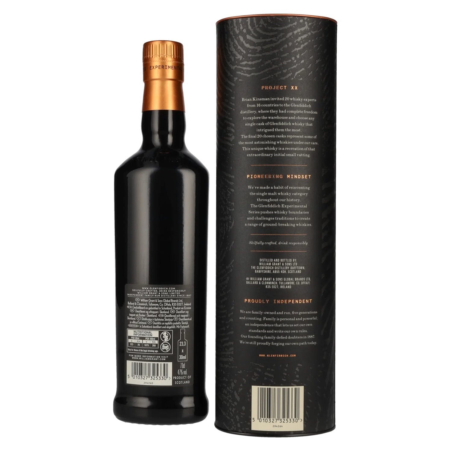Glenfiddich PROJECT XX Experimental Series #02 Single Malt Scotch Whisky 47% Vol. 0.7l in Gift Box