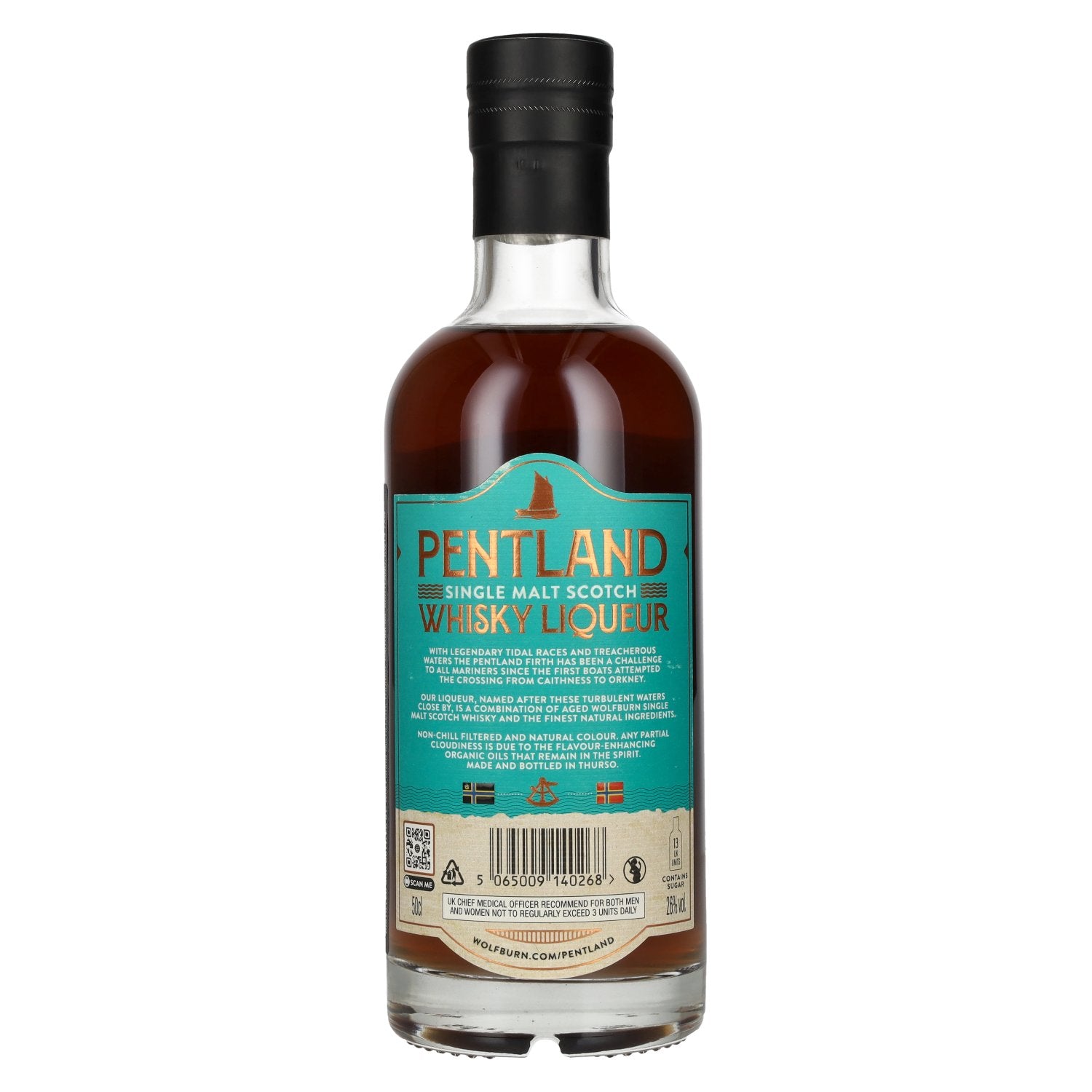 Wolfburn PENTLAND Single Malt Scotch Whisky Liqueur 26% Vol. 0,5l