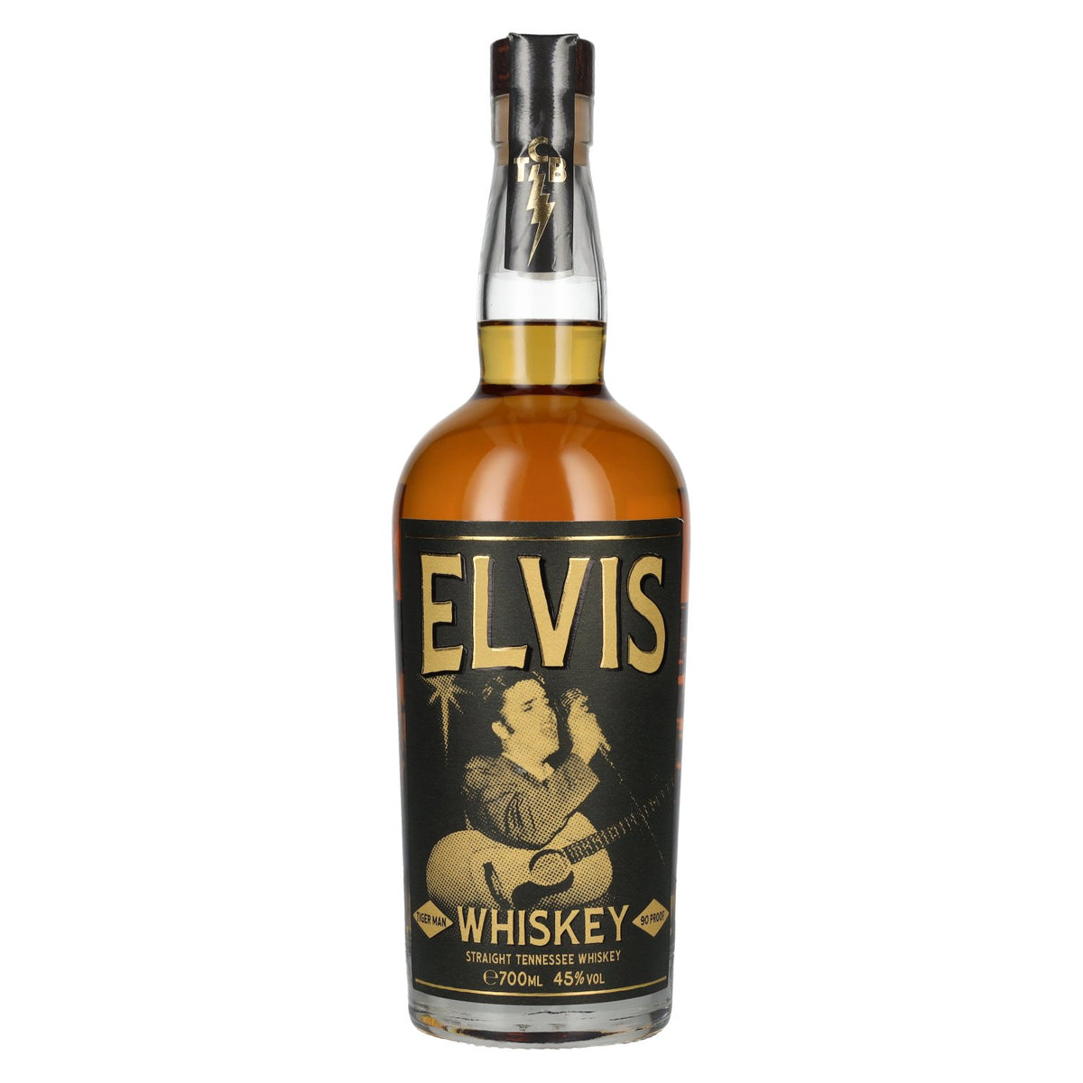Elvis TIGER MAN Straight Tennessee Whiskey 45% Vol. 0.7l