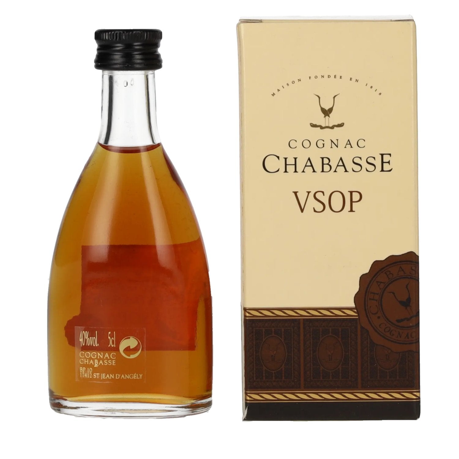 Chabasse VSOP Cognac 40% Vol. 0.05l in gift box