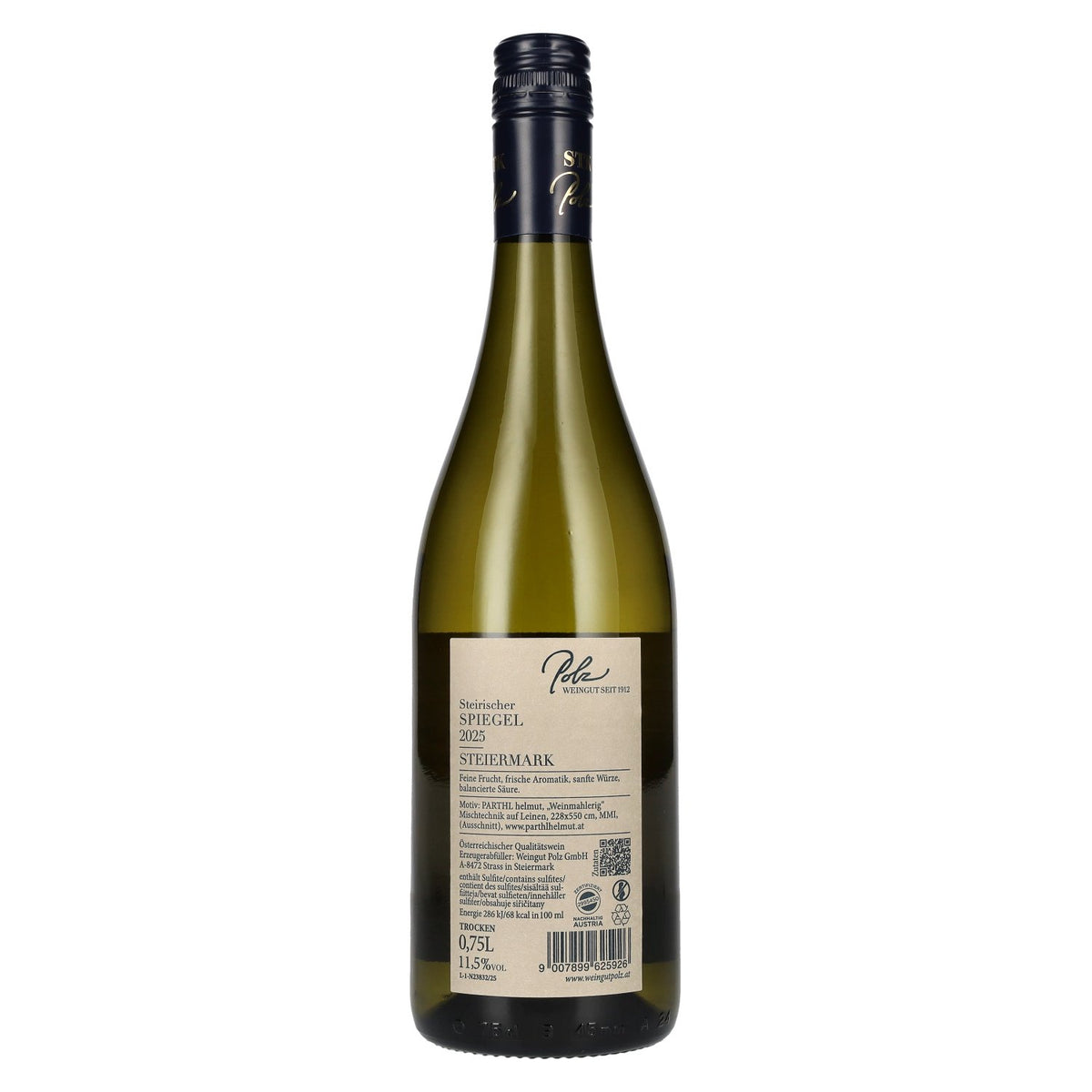 Polz Steirischer Spiegel Styria 2025 11.5% ABV 0.75 l