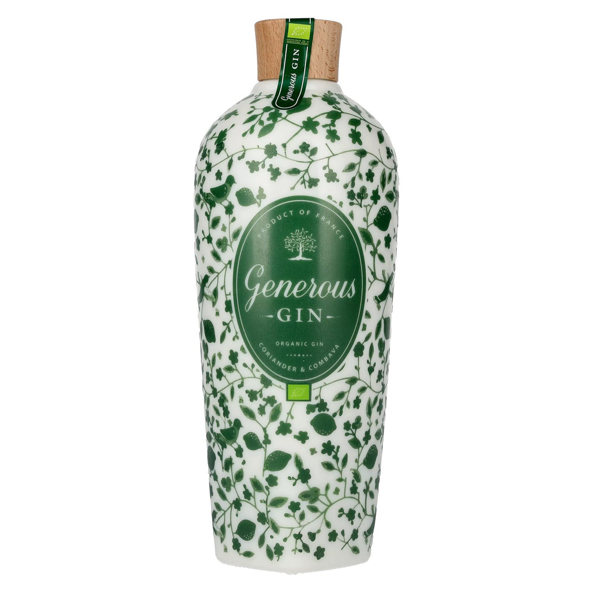 Generous Green Organic CORIANDER &amp; COMBAVA Gin 44% Vol. 0,7l