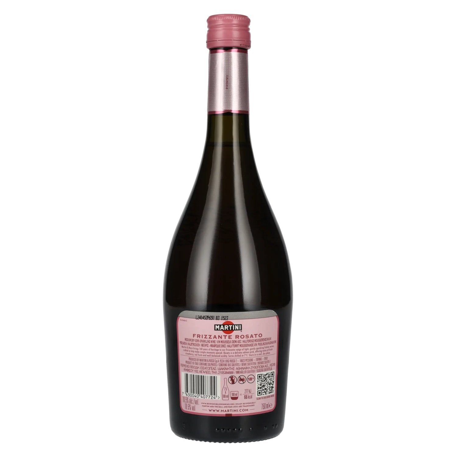 Martini Frizzante ROSATO Medium Dry 10,5% Vol. 0,75l