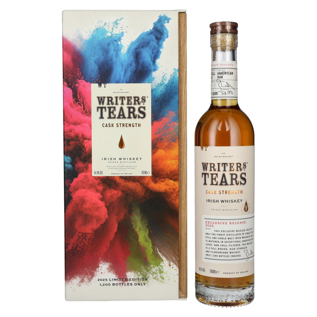 Writer's Tears CASK STRENGTH Irish Whiskey Exclusive Release 2025 54,9% Vol. 0,7l in Geschenkbox