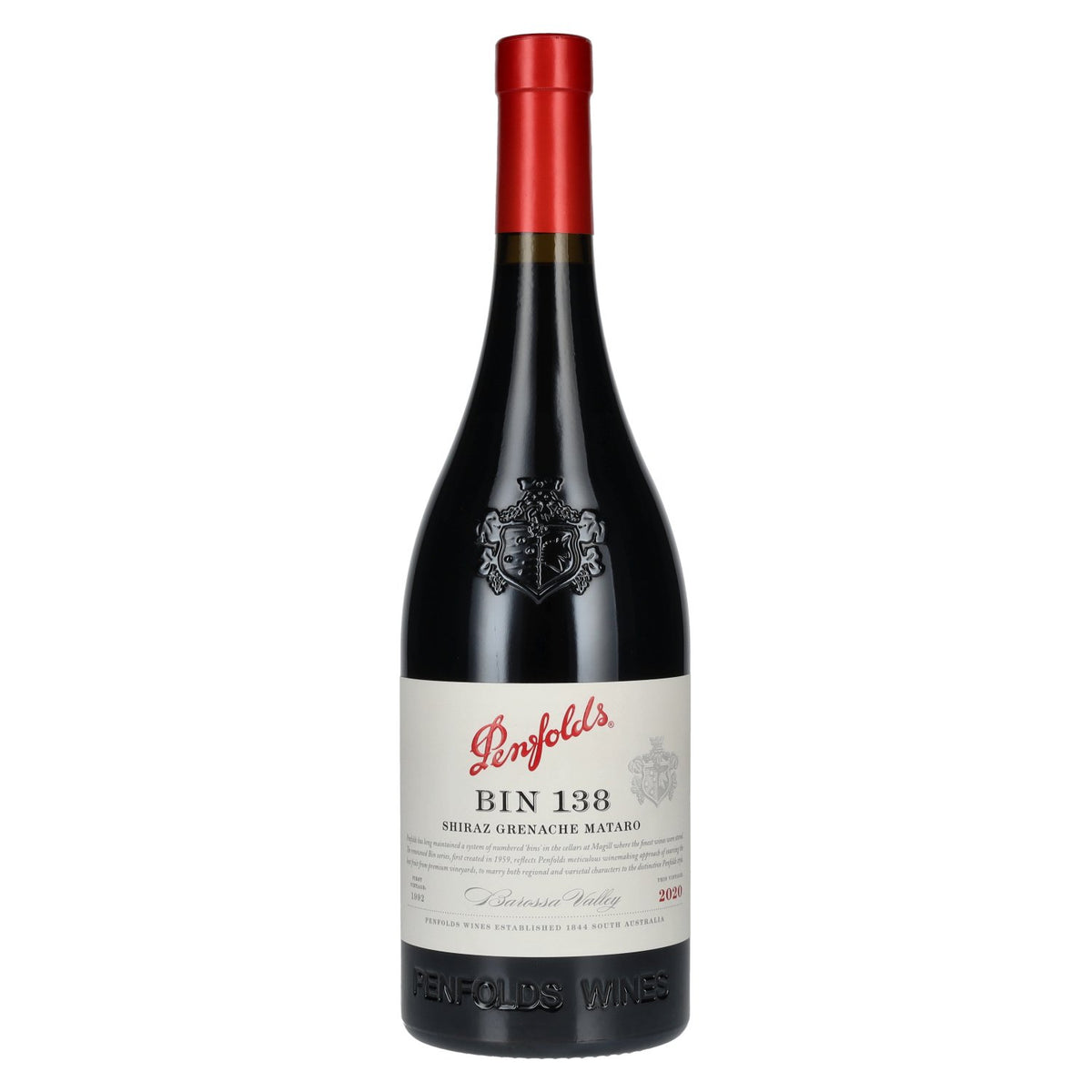 Penfolds BIN 138 Shiraz Grenache Mataro 2020 14.5% Vol. 0.75l