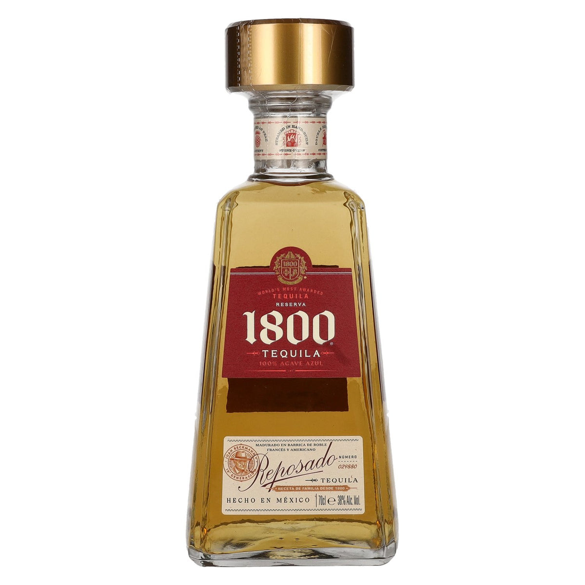 1800 Tequila Reserva REPOSADO 100% Agave 38% vol. 0.7 l