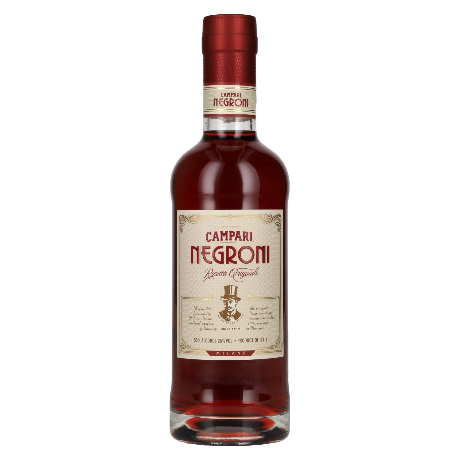 Campari NEGRONI Original Recipe Classic Cocktail 26% Vol. 0.5l