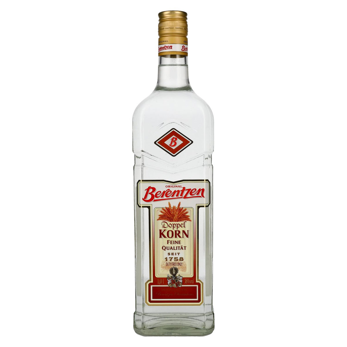 Berentzen Doppelkorn 38% vol. 1 litre