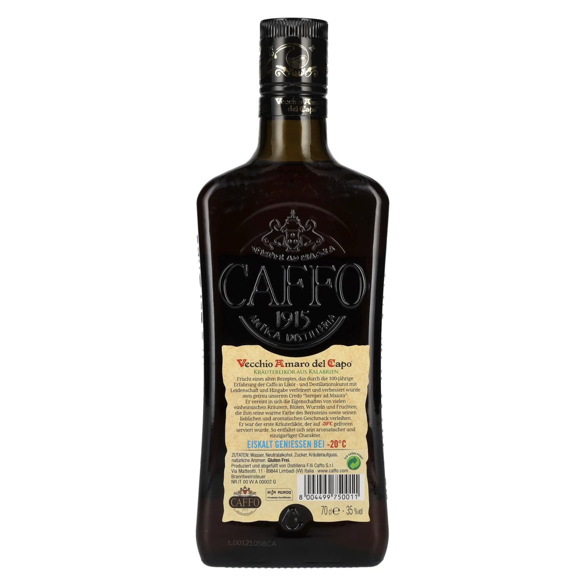 Vecchio Amaro del Capo Liqueur 35% ABV 0.7l