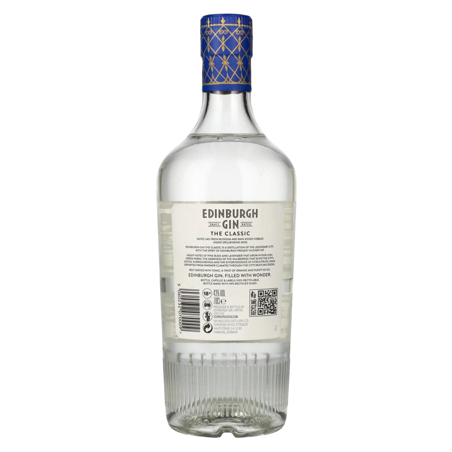 Edinburgh CLASSIC Small Batch Distilled Gin 43% Vol. 0.7l