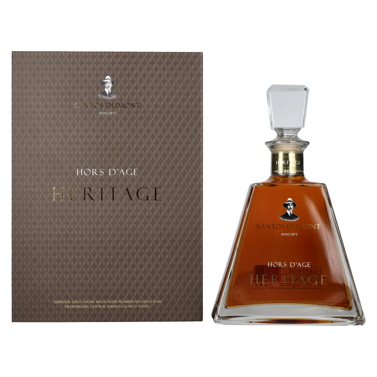 Santos Dumont HERITAGE Batch 04 Limited Edition 43.8% Vol. 0.7l in gift box