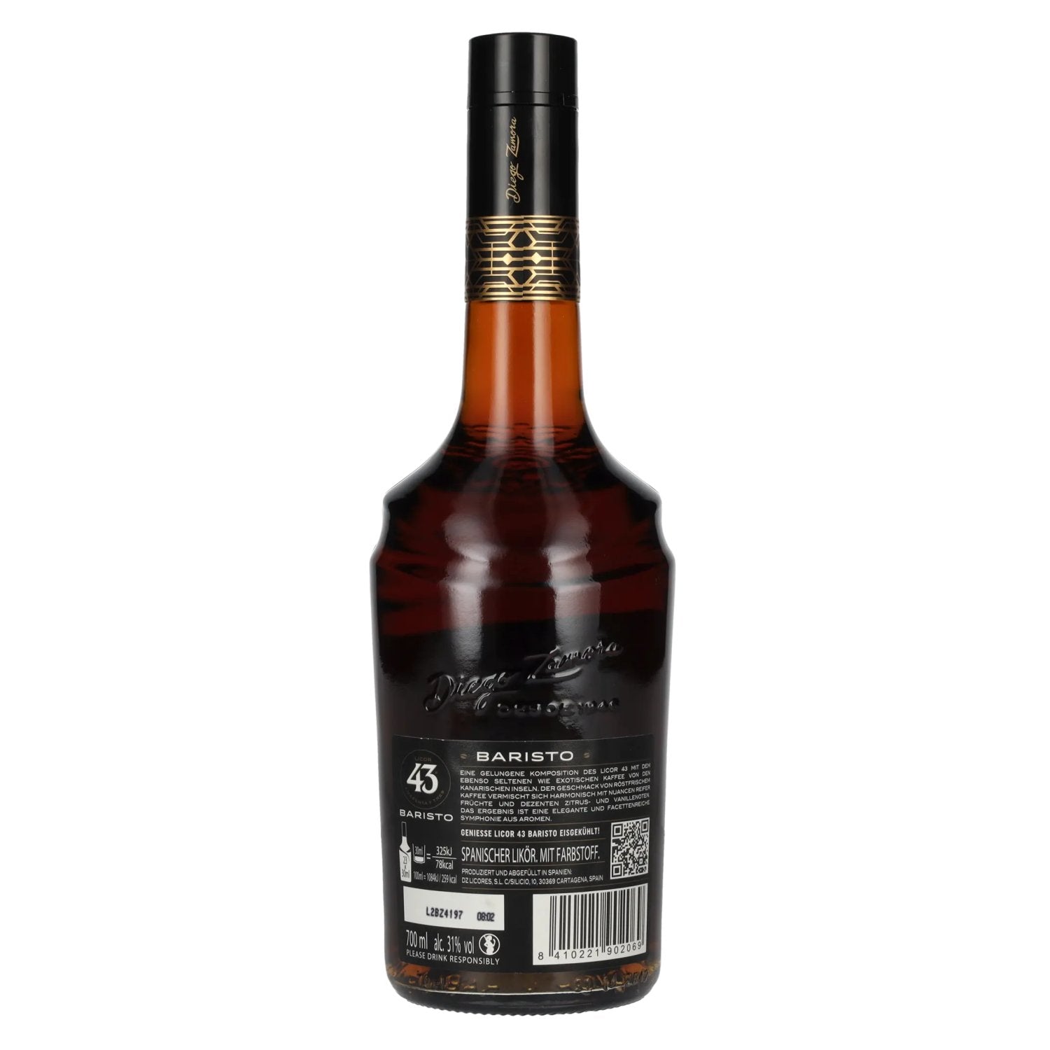 Licor 43 CUARENTA Y TRES BARISTO 31% Vol. 0,7l