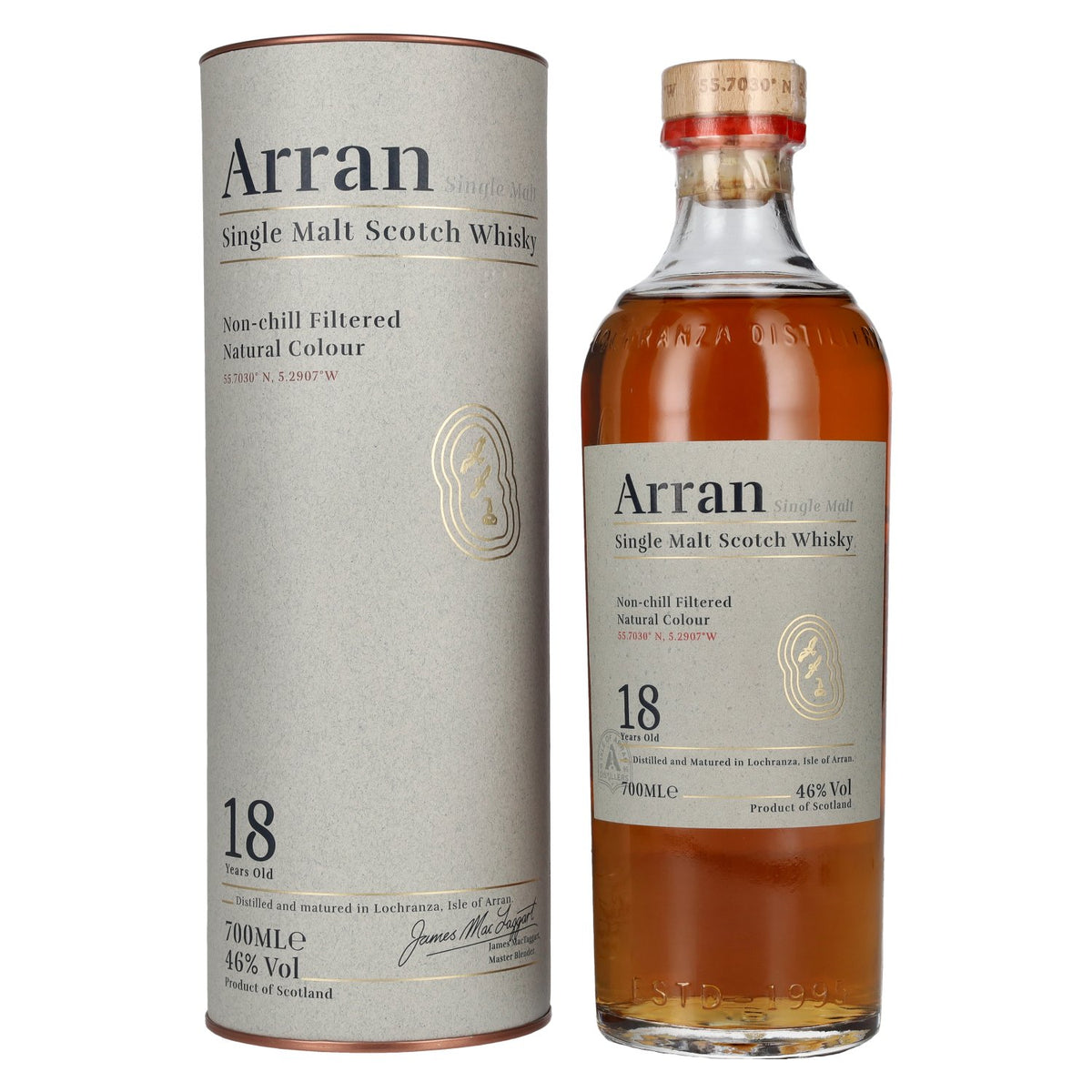 Arran 18 Years Old Single Malt 46% Vol. 0,7l in Geschenkbox