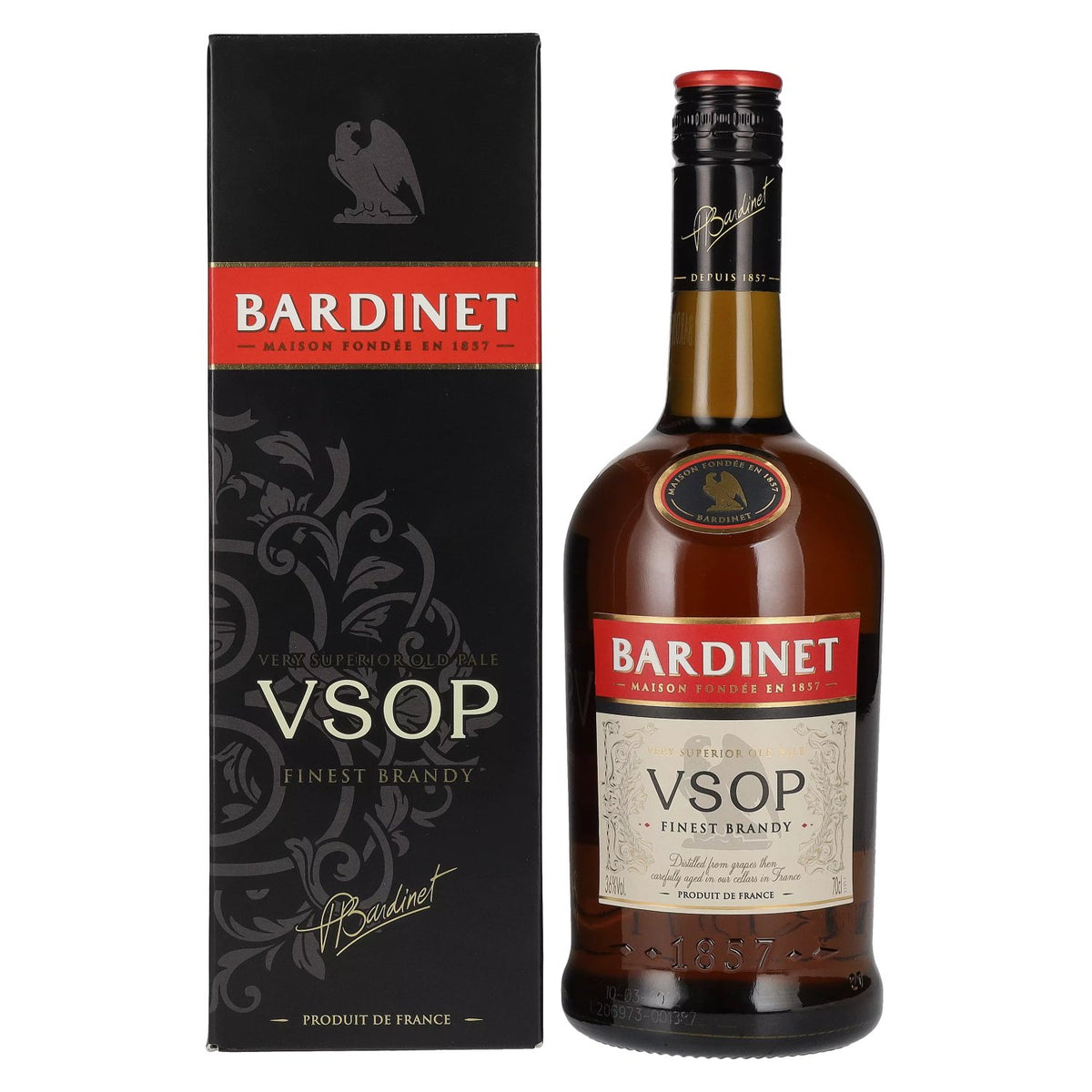Bardinet VSOP Finest Brandy 36% Vol. 0.7l in gift box