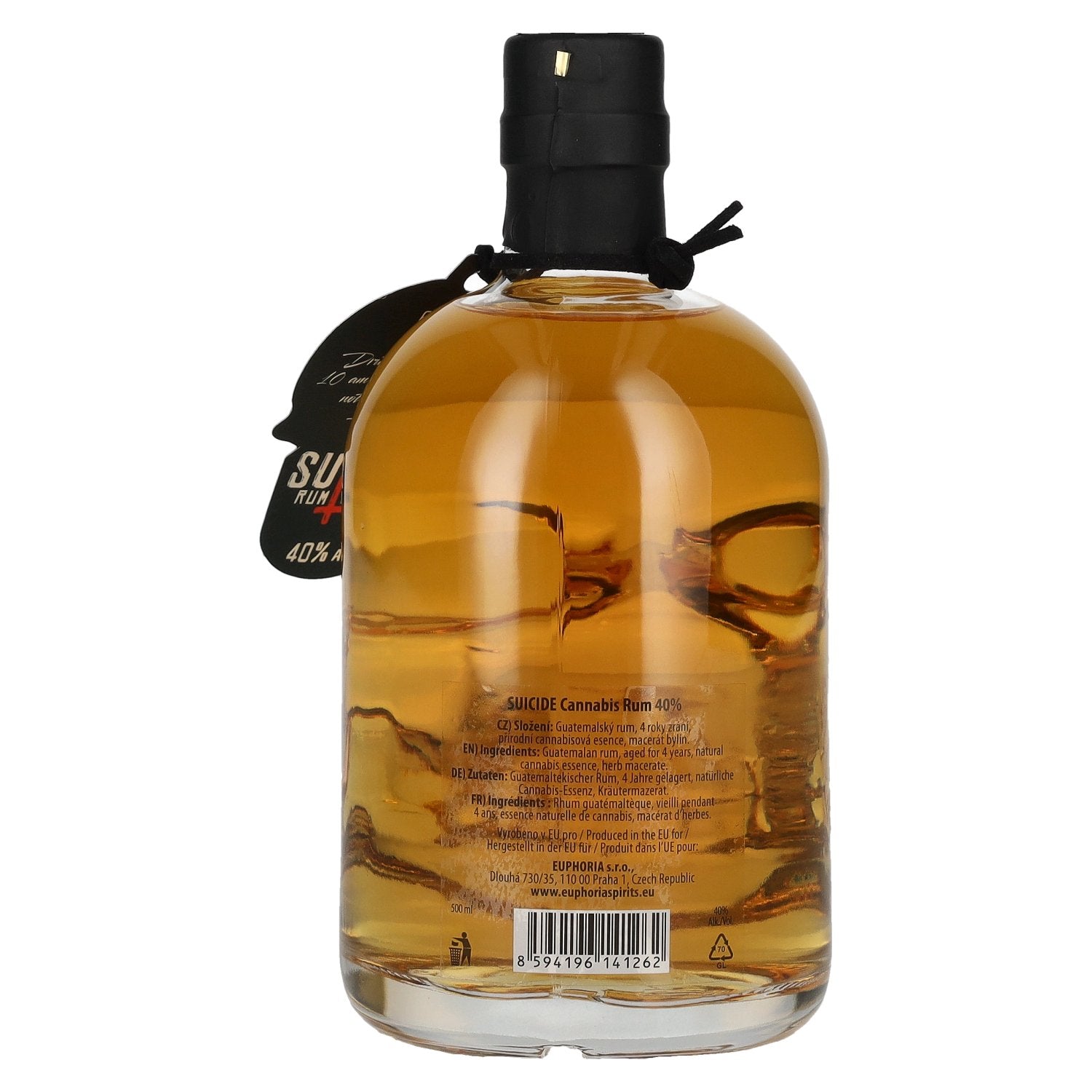 EUPHORIA Suicide Cannabis Rum 40% Vol. 0,5l
