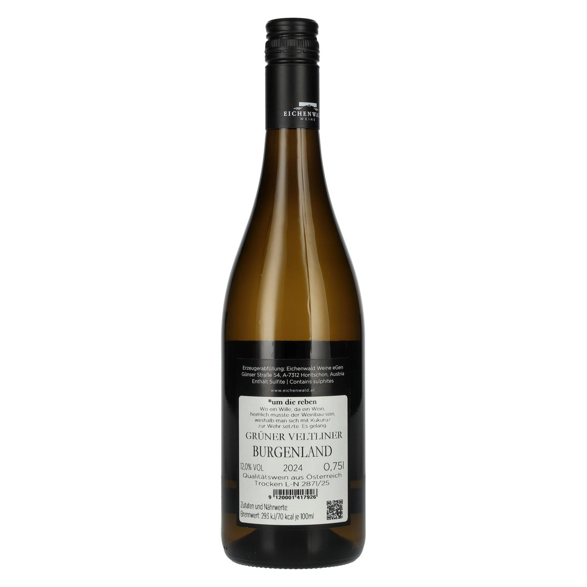 Eichenwald DAS VERSTECKENSPIEL Grüner Veltliner 2024 12% Vol. 0,75l