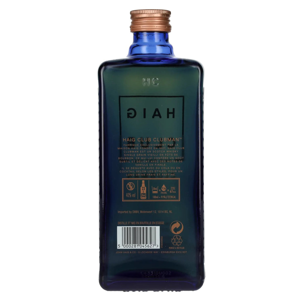 Haig Club CLUBMAN Single Grain Scotch Whisky 40% Vol. 0.7l