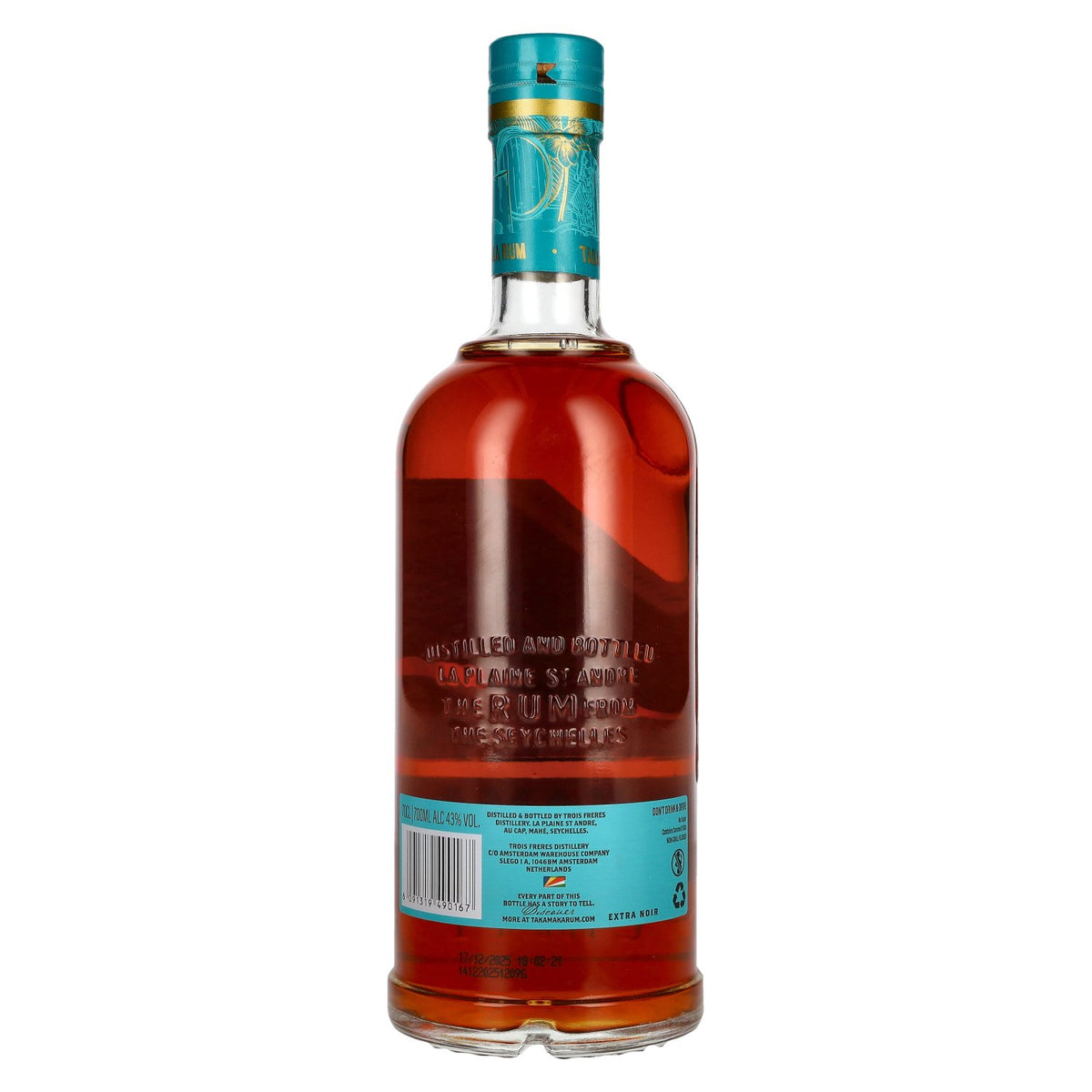 Takamaka EXTRA NOIR Rum 43% ABV 0.7l