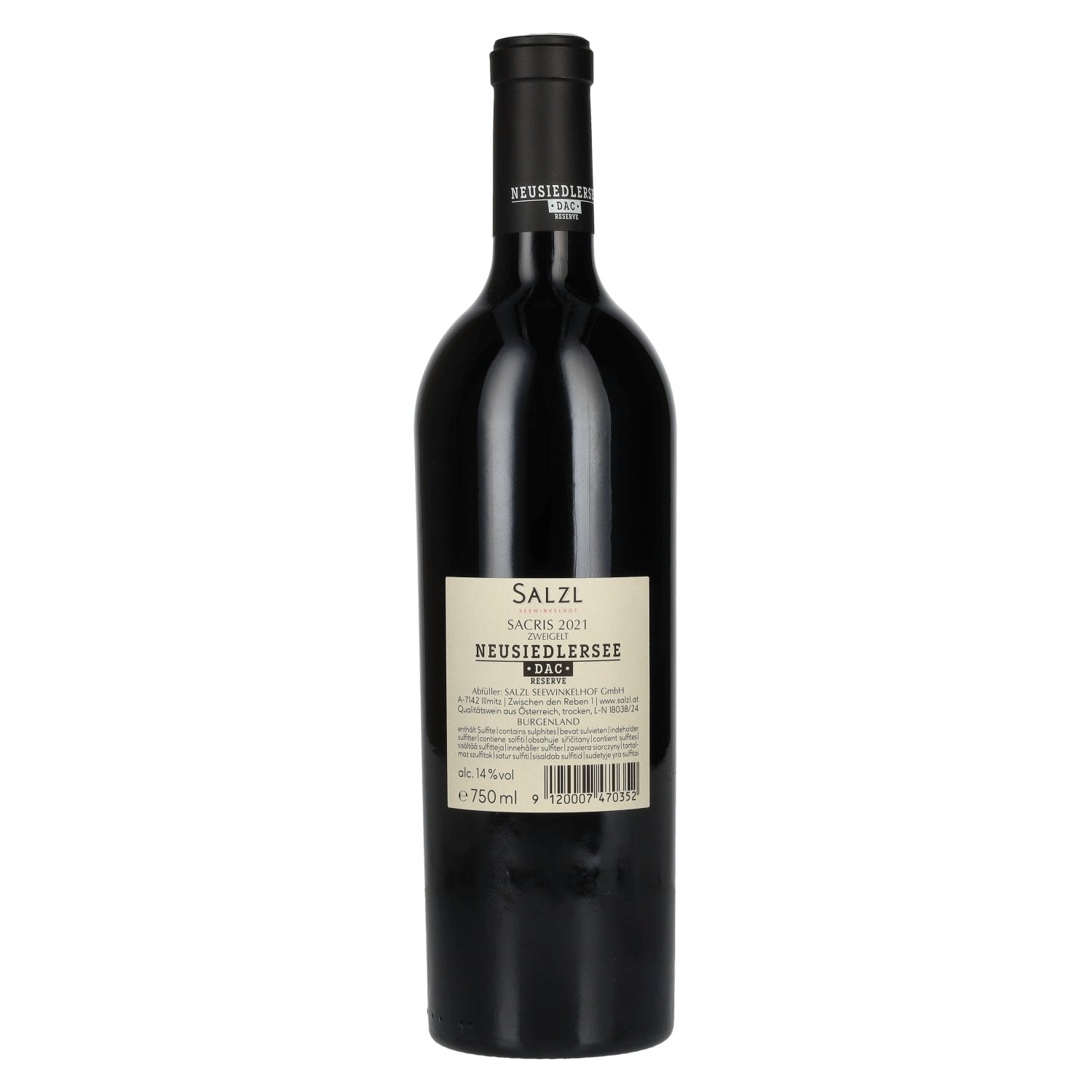 Salzl Sacris Zweigelt Reserve Neusiedlersee DAC 2021 14% Vol. 0,75l