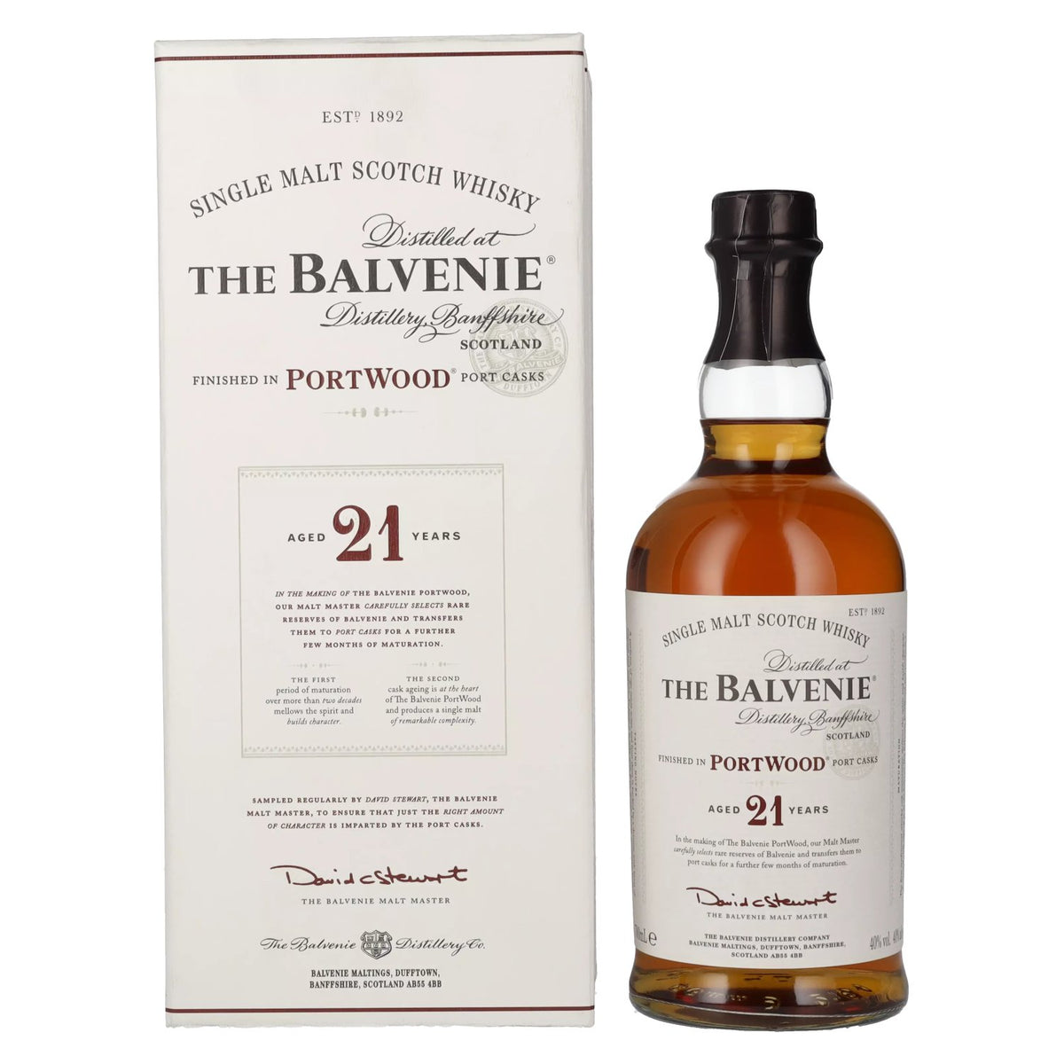 The Balvenie 21 Years Old Portwood Finish 40% Vol. 0,7l in Geschenkbox