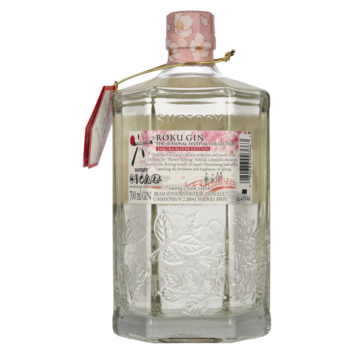 Roku Gin The Japanese Craft Gin Sakura Bloom Edition 6 43% Vol. 0.7l
