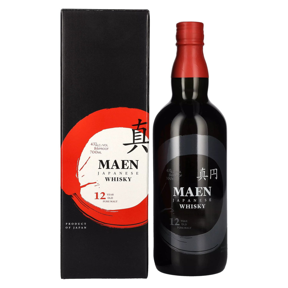 Maen The Perfect Circle 12 Years Old Whisky 43% Vol. 0.7l in gift box