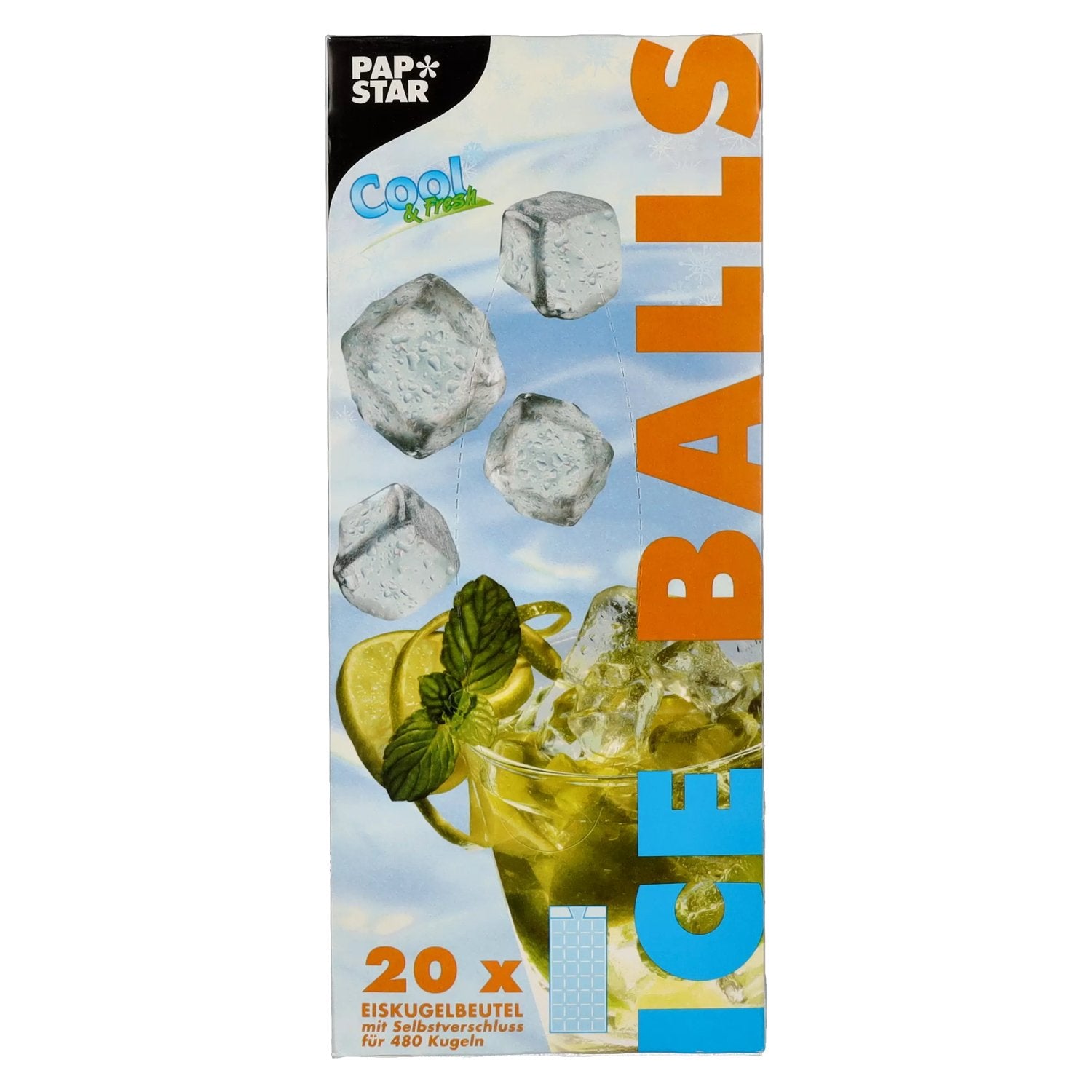 Ice Sphere Bags Papstar 480 Spheres